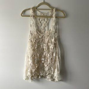 Lace tank